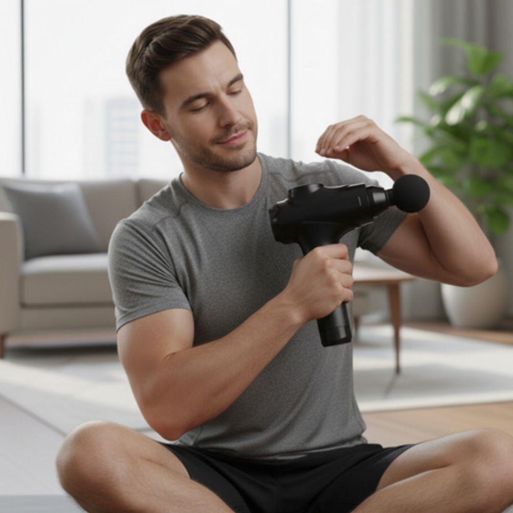 Aparat de Masaj, 12 Capete Interschimbabile, 30 Viteze, pentru Grupe Musculare