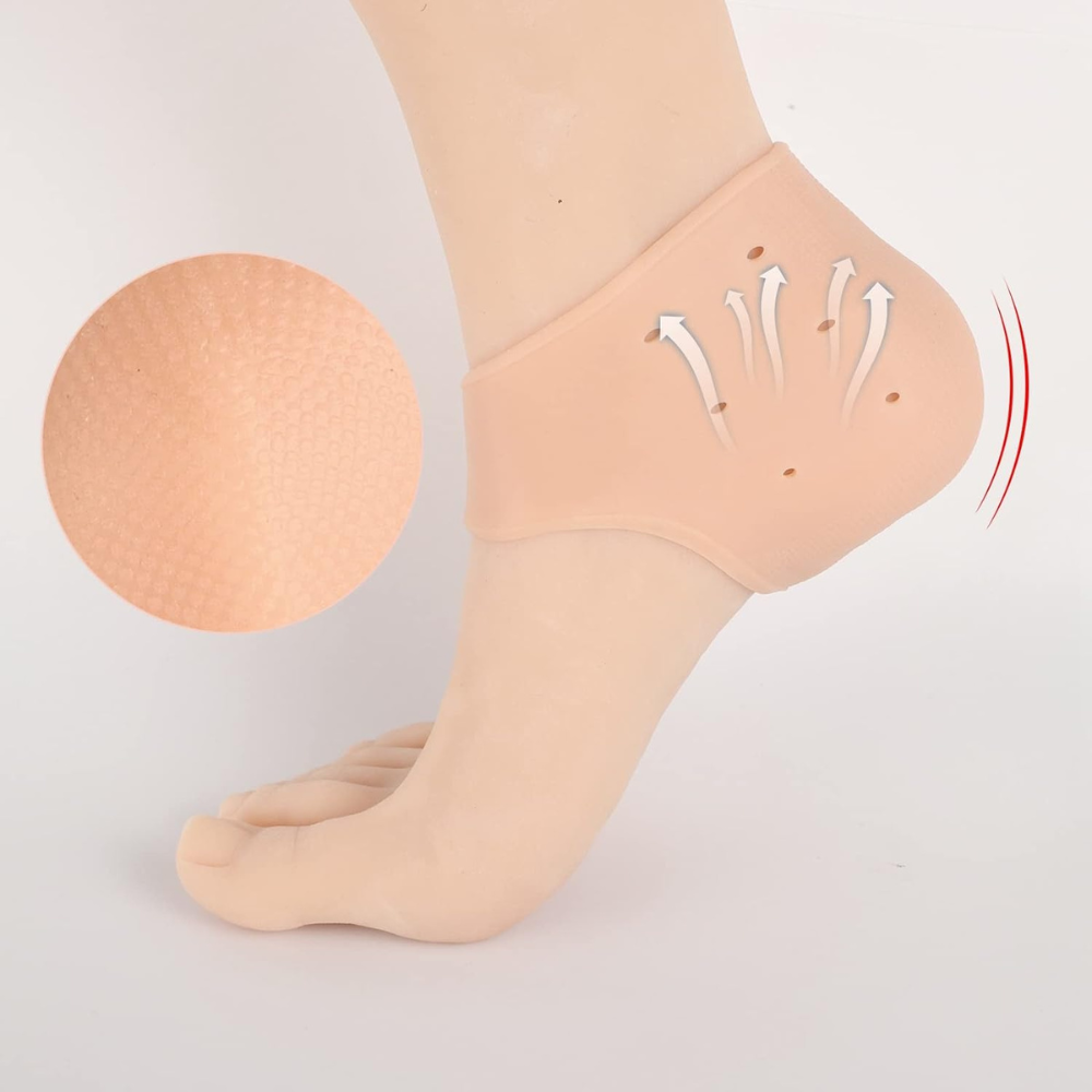 Set 2 Protectii Calcaie, Efect de Hidratare, din Silicon, Reutilizabil