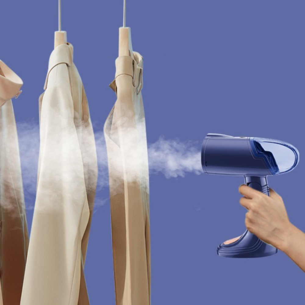 Vertical Steam Iron, 1500W, 138ml Tank, Portable, Anti-Calc Function
