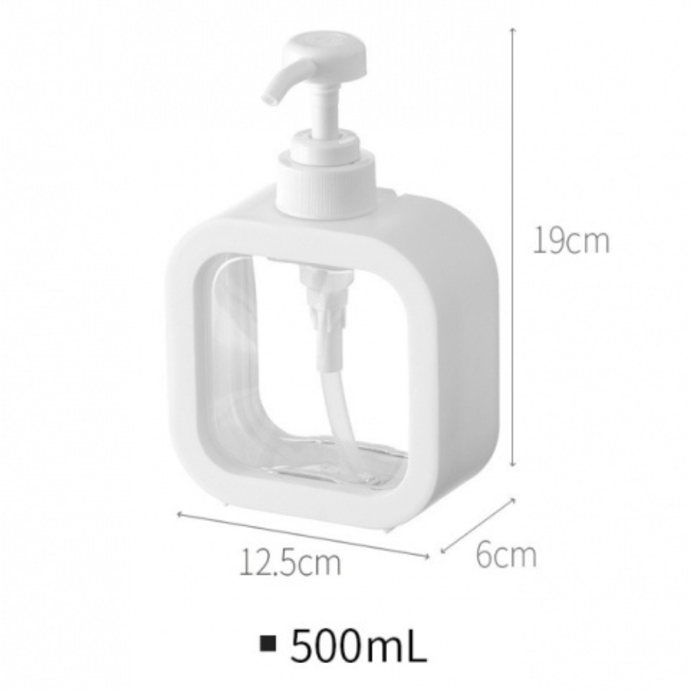 Dozator Sapun Lichid, Capacitate 500ml, Universal, 19cm, Transparent