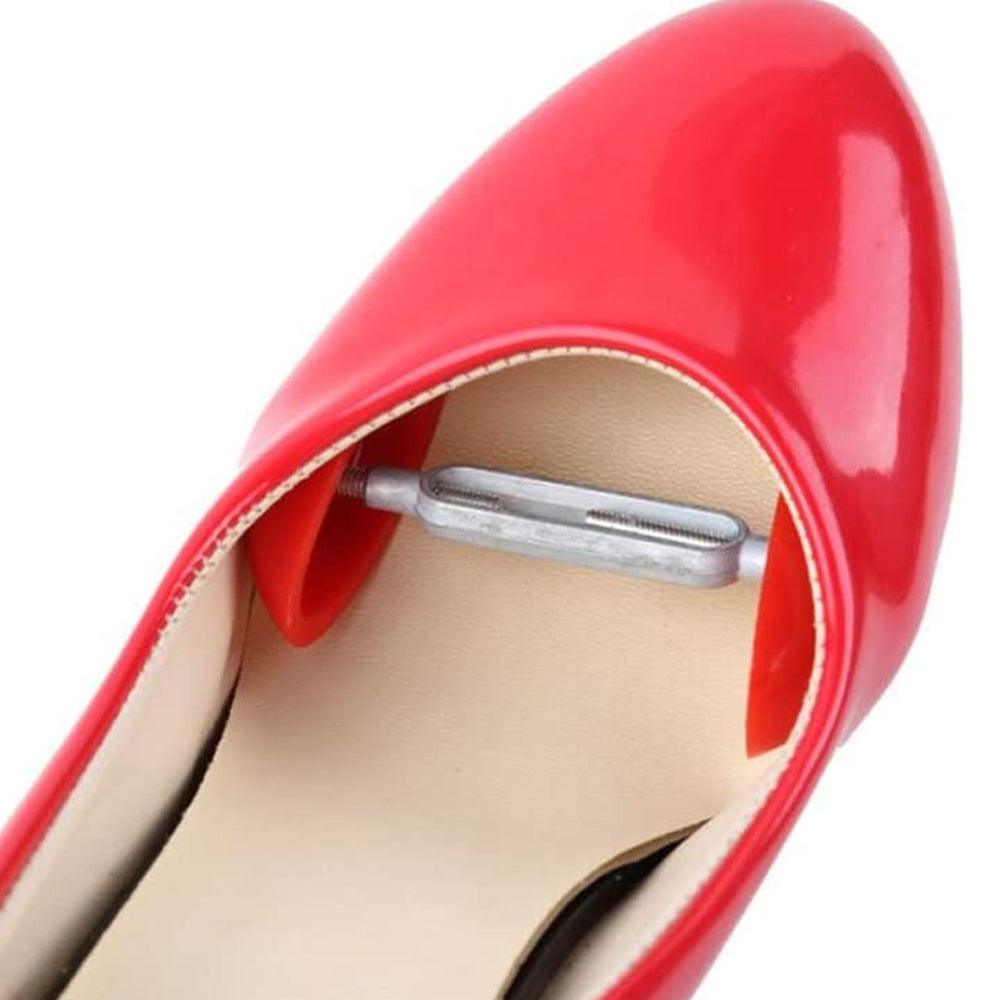 Set 2 Extensoare Pantofi, Largit/Lungi, Reglabil, Universal, 35-46, ABS, Rosu