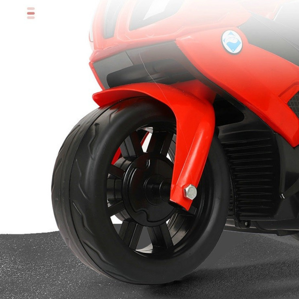 Motocicleta Electrica cu Telecomanda, Functie Anti-Rasturnare, Lumini si Muzica, cu Acumulator, Copii 1-4 Ani