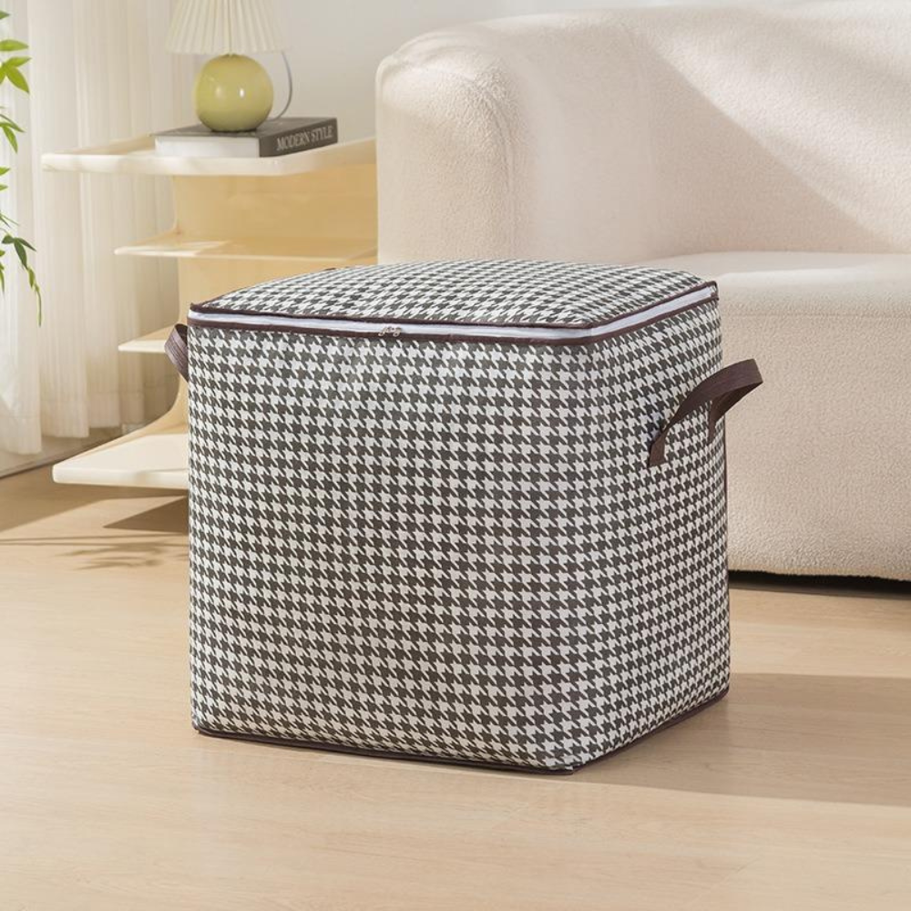 Cutie Depozitare 80-180 Litri, Inchidere cu Fermoar, Material Textil, Pliabil