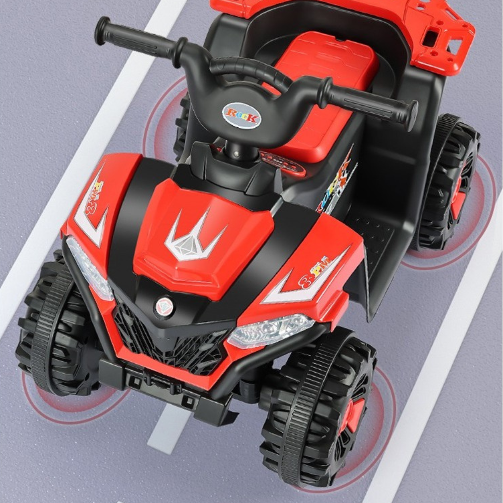 Electric ATV Car, Anti-Tipper Function, Lights and Music, 2-5 Years