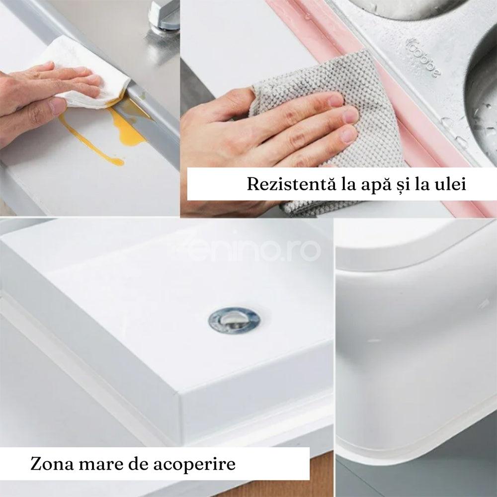 Banda Adeziva, pentru Etansare, Impermeabila, Previne Mucegaiul, Latime 2.2cm, Alba