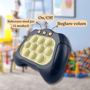 Pop It Console Interactive, Antistress, Portable, Compact, with Batteries, Premium ABS, Silicone, 4 Game Modes, +3 Years