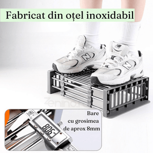 Dish Drainer, Stainless Steel, Vegetables and Fruits, Stable, Durable, Extendable between 27.5-46cm
