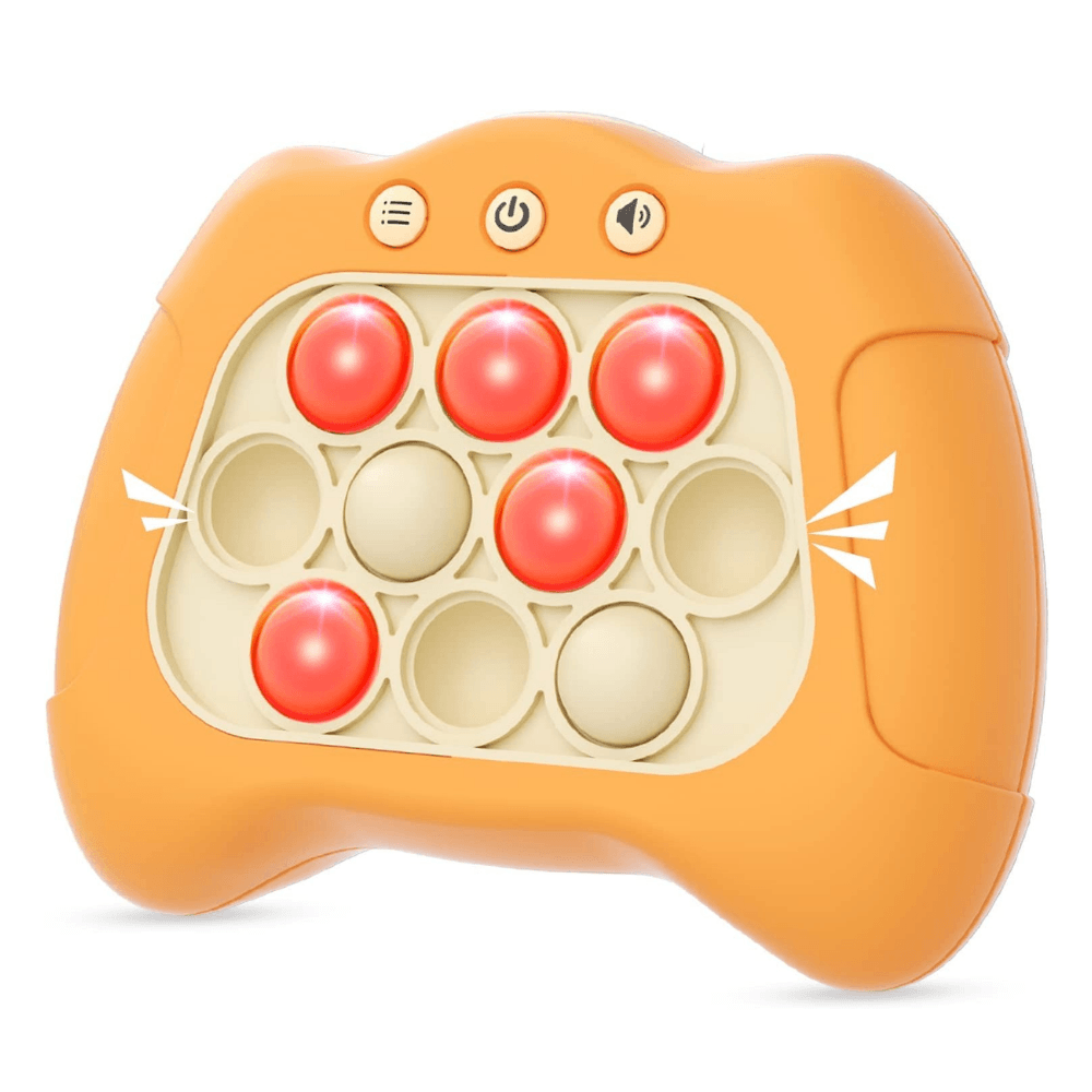 Pop It Interactive Console, 4 Game Modes, Antistress, Portable, Compact, with Batteries, Premium ABS, Silicone, for All Ages