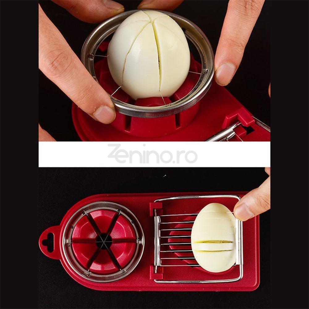 Multifunctional Slicer, 2 Shapes, for Eggs, Mozzarella, Practical, Easy to Use, 21.5cm x 8.5cm