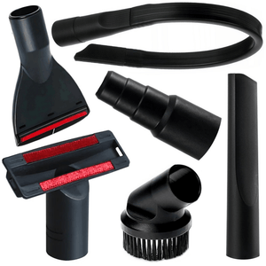 Set of 6 Vacuum Cleaner Heads, Soft Brushes, for Sofas, Cars, Carpets, 32mm, 31-35mm Adapter, Efficient Cleaning, ABS