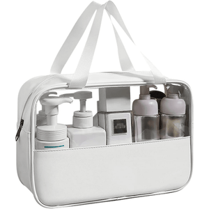 Cosmetic Organizer Bag, for Travel, Zipper, Waterproof