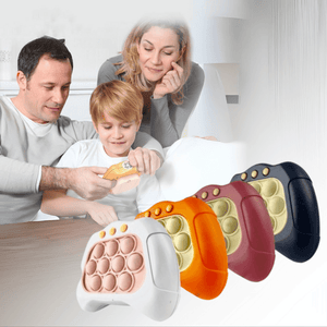 Pop It Console Interactive, Antistress, Portable, Compact, with Batteries, Premium ABS, Silicone, 4 Game Modes, +3 Years
