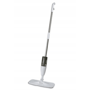 Flat Mop with Sprayer, 350 ml Tank, Multiple Surfaces, Compact, Ergonomic Handle, Efficient Cleaning, Easy to Maneuver, with Two Microfiber Refills, 125 x 40 cm 
