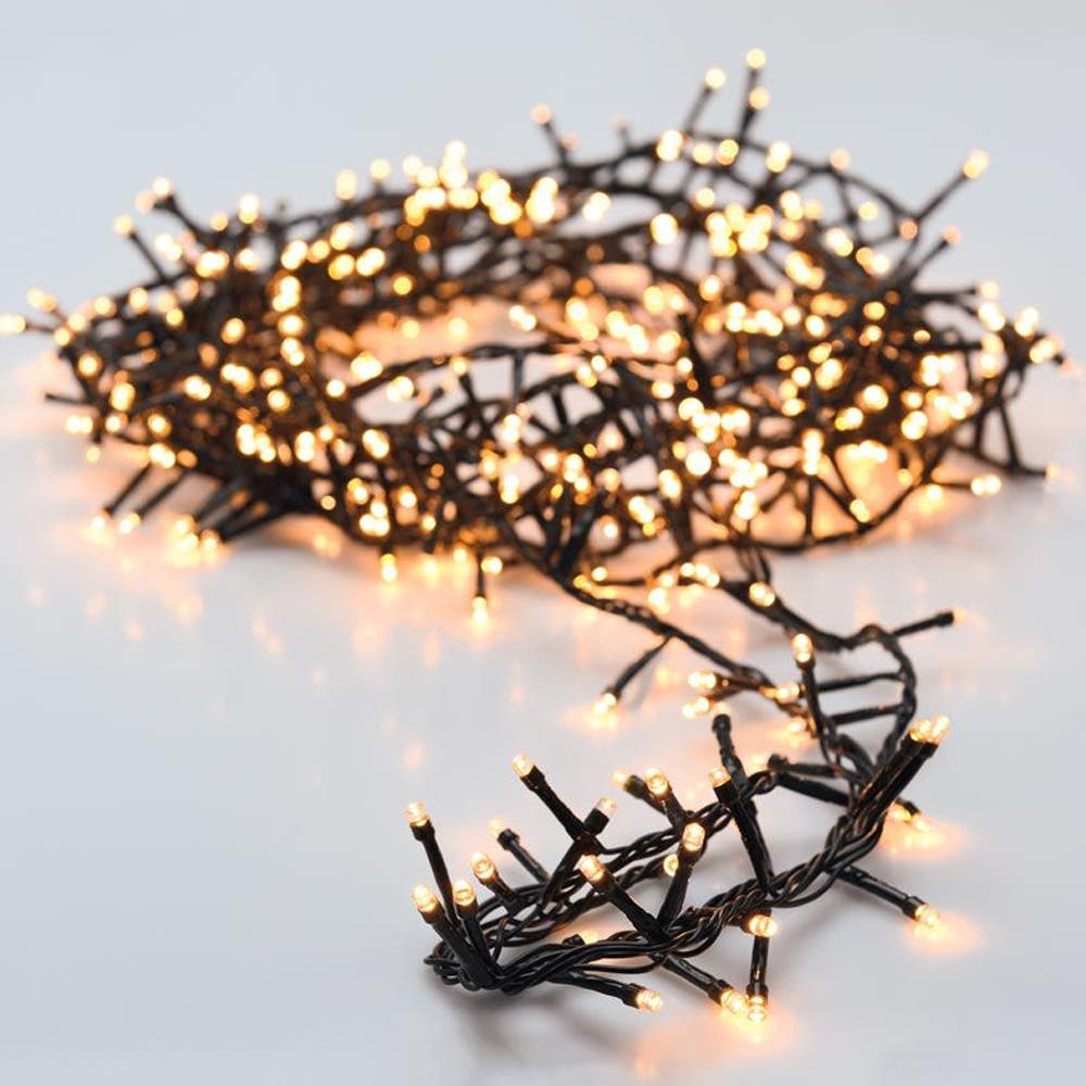 Linear Christmas Installation, 1m/3m/5m/10m, IP20, 2 Lights, Green Wire, Batteries