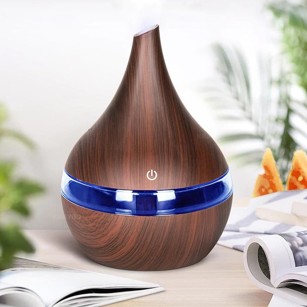Aromatherapy Diffuser, Humidifier, Air Purifier, 7 LED Colors, 300 ml