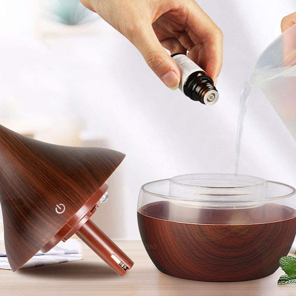 Aromatherapy Diffuser, Humidifier, Air Purifier, 7 LED Colors, 300 ml