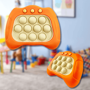Pop It Console Interactive, Antistress, Portable, Compact, with Batteries, Premium ABS, Silicone, 4 Game Modes, +3 Years
