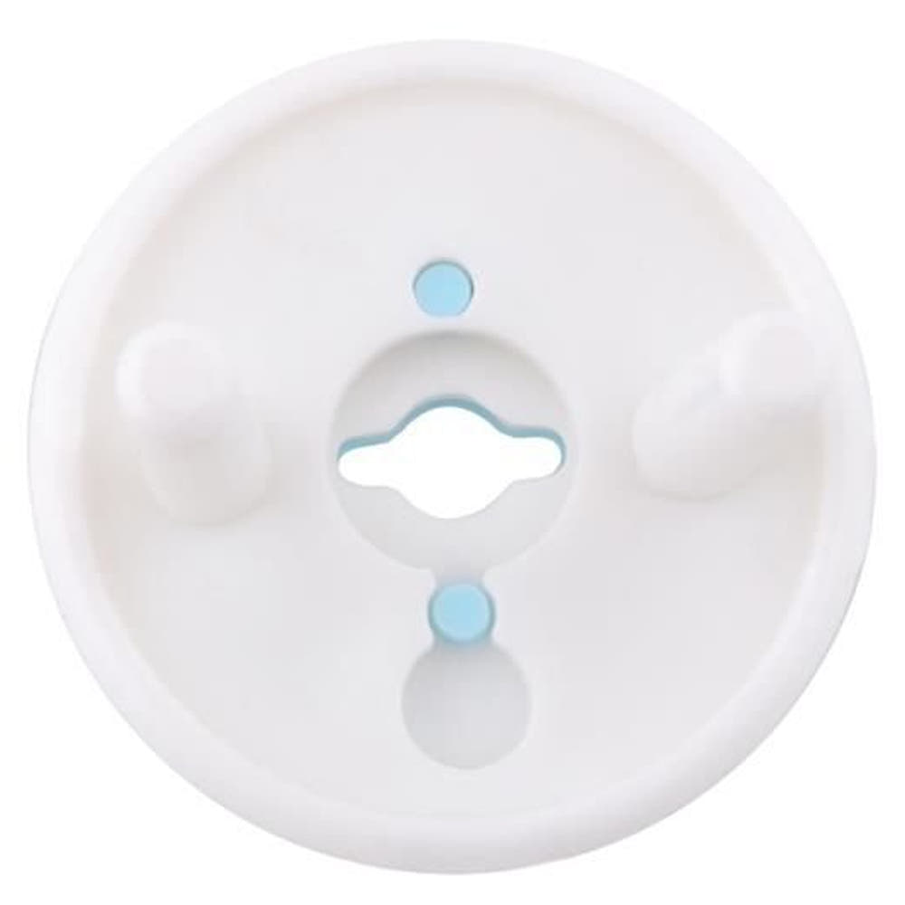 Set 6 Protectii Priza, Siguranta Bebelusi si Copii, Cheita, Montare Usoara, Alb/Albastru