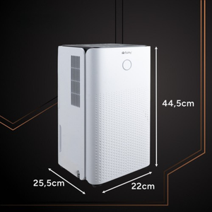 Dezumidificator 200W, Control Wi-Fi, 12L/24h, Temporizator, Silentios 38dB, Acoperire 30m