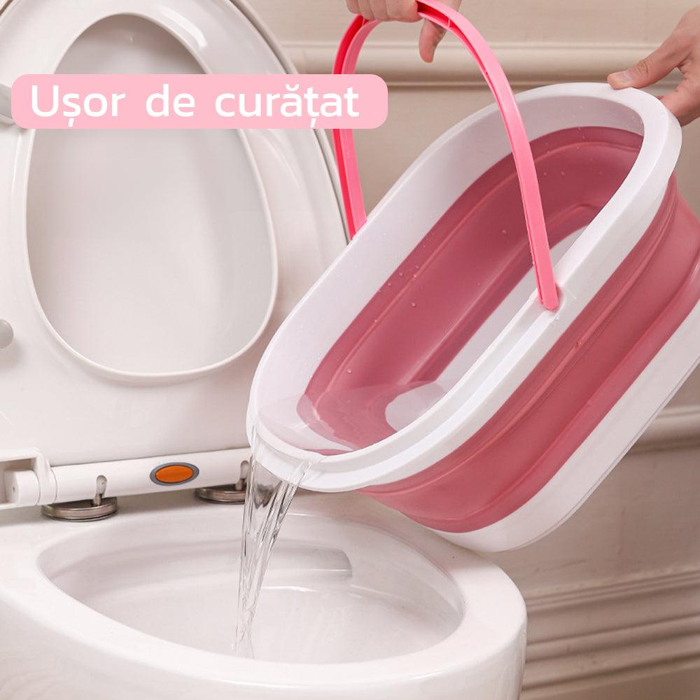 Foot Massage Tub, Foldable Model, Portable, Phone/Cup Holder, Silicone
