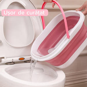 Foot Massage Tub, Foldable Model, Portable, Phone/Cup Holder, Silicone