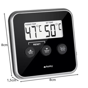 Termometru de Mancare, cu Sonda, Afisaj LCD, -20/250°C