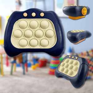 Pop It Console Interactive, Antistress, Portable, Compact, with Batteries, Premium ABS, Silicone, 4 Game Modes, +3 Years