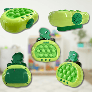 Pop It Console Interactive, Antistress, Portable, Compact, with Batteries, Premium ABS, Silicone, 4 Game Modes, +3 Years