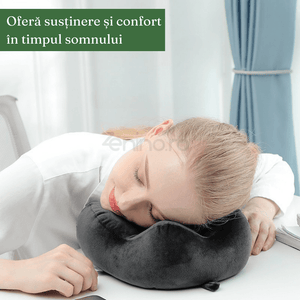 Travel Pillow, for Neck and Back, Support, Comfort, Memory Foam, Zipper, Hanging, Adjustable