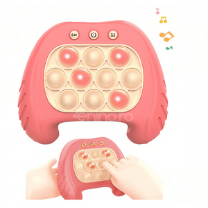 Pop It Interactive Console, 4 Game Modes, Antistress, Portable, Compact, with Batteries, Premium ABS, Silicone, for All Ages