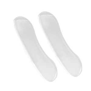 Set of 2 Invisible Insoles, Silicone, Soft Material, Inner Shoe Support, Corn Prevention, Transparent