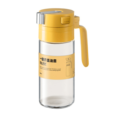 Oil Dispenser, Capacity 550ml, Automatic Open/Close, Gravity Induction, 20.5cm, Green, White, Yellow 