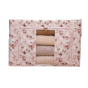 Cutie de Depozitare, Pliabil, Capacitate 66L, Material Textil, cu Fermoar, Modele Diferite