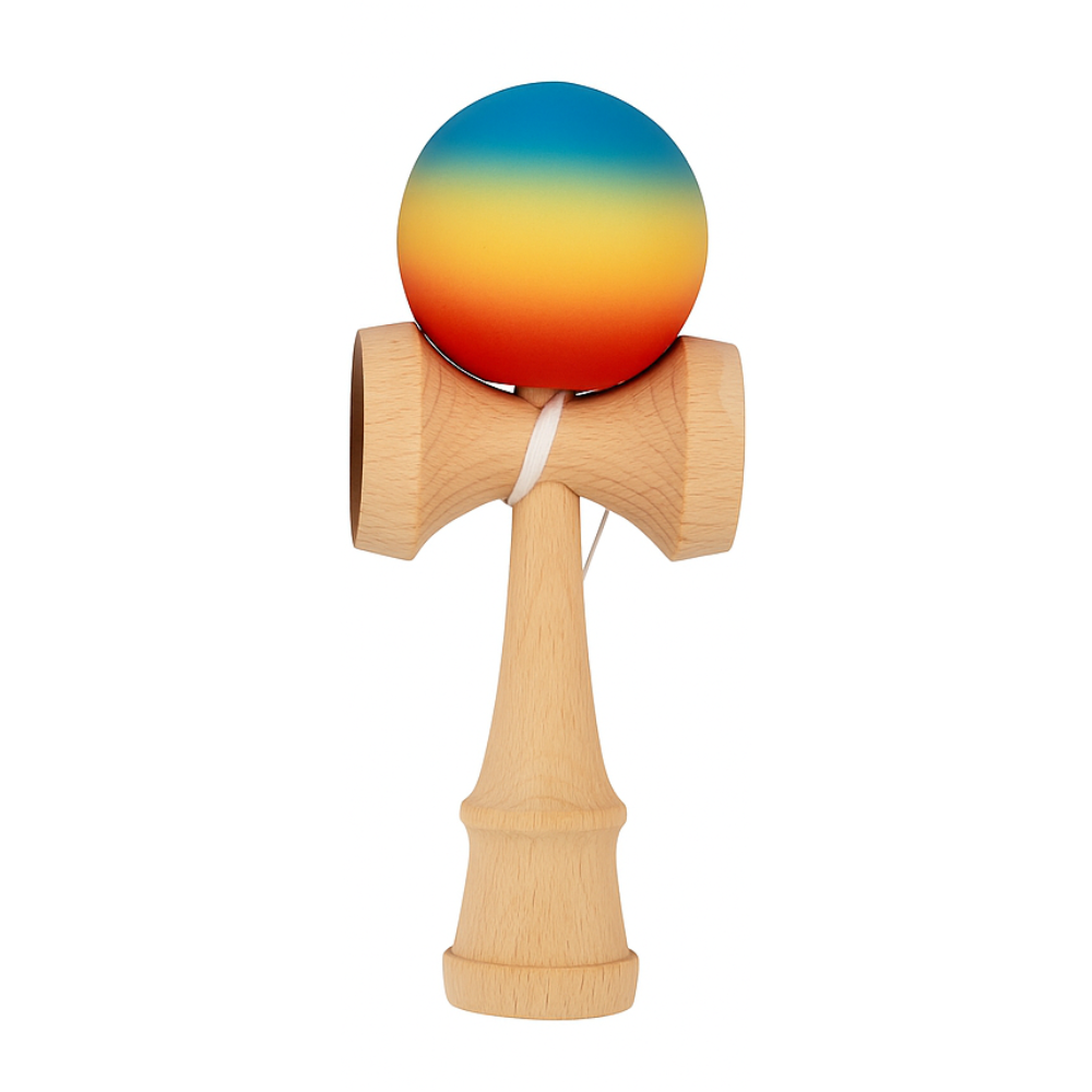 Kendama Zenuk Original, 18cm, Lemn, Copii si Adulti, Joc Interactiv
