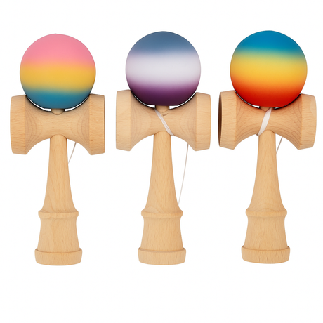 Kendama Zenuk Original, 18cm, Lemn, Copii si Adulti, Joc Interactiv