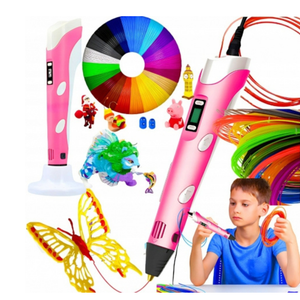 Creion cu Filament 3D, Incarcare USB, Multicolor