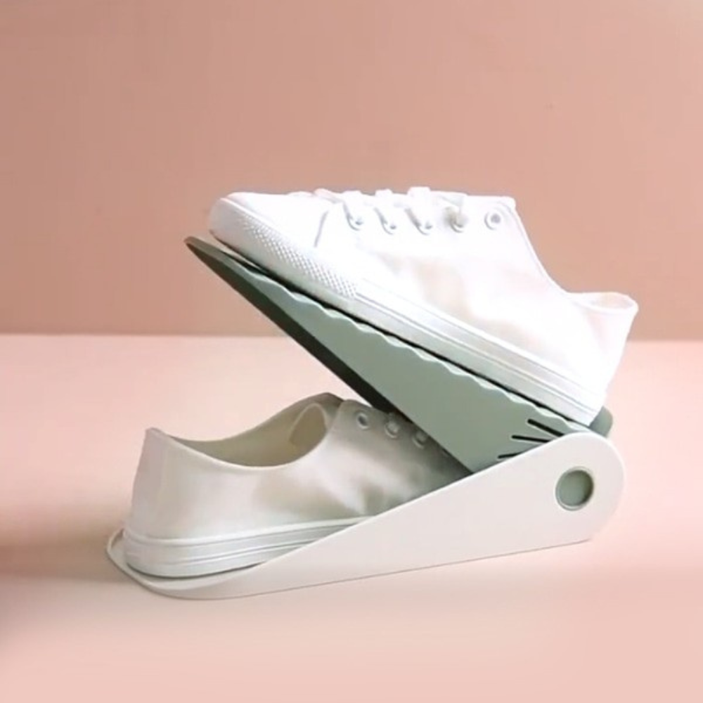 Shoe Organizer, Adjustable Height, Space Saving, Non-Slip