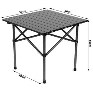 Masa de Camping Pliabila, Model Compact, 50x50x53cm, Sac de Transport