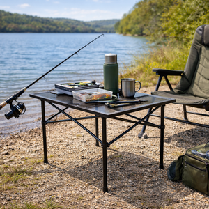 Masa de Camping Pliabila, Model Compact, 50x50x53cm, Sac de Transport