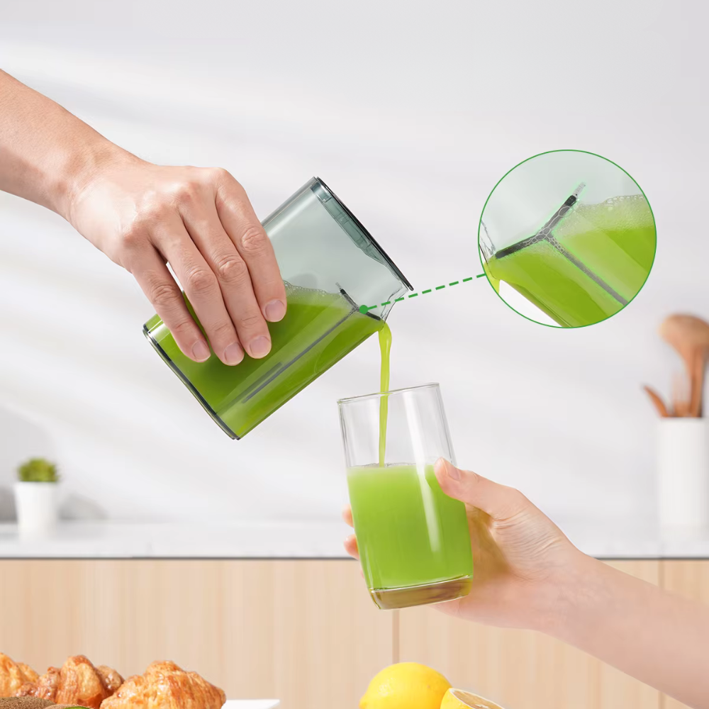 Fruit Juicer, 600W, 2 Speeds, Pulse Function, Juice/Pulp Container, Steel Blades