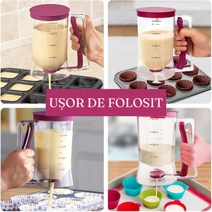 Dough Dispenser, for Cakes, 900ml, Spring Handle, Plastic