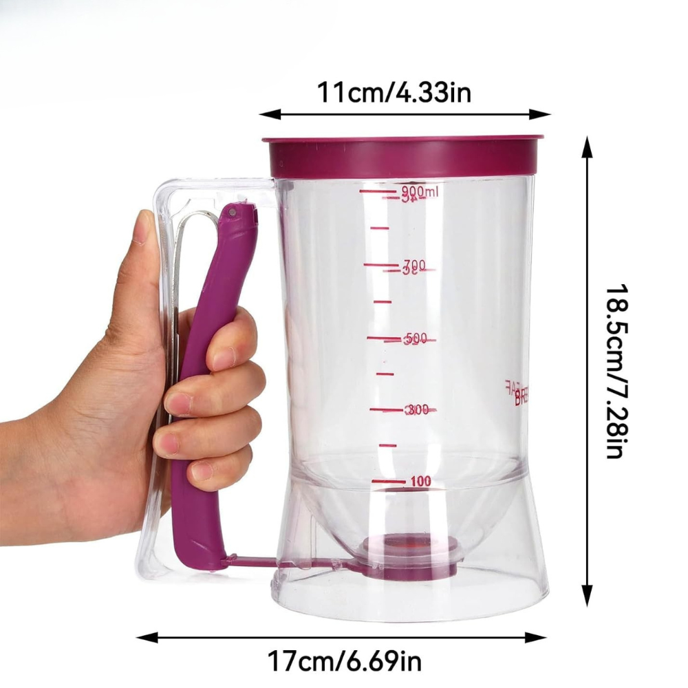 Dough Dispenser, for Cakes, 900ml, Spring Handle, Plastic