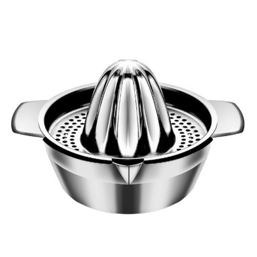 Manual Citrus Juicer, 400ml Container, Stainless Steel, Easy to Clean