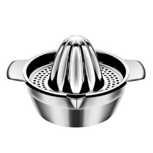 Manual Citrus Juicer, 400ml Container, Stainless Steel, Easy to Clean