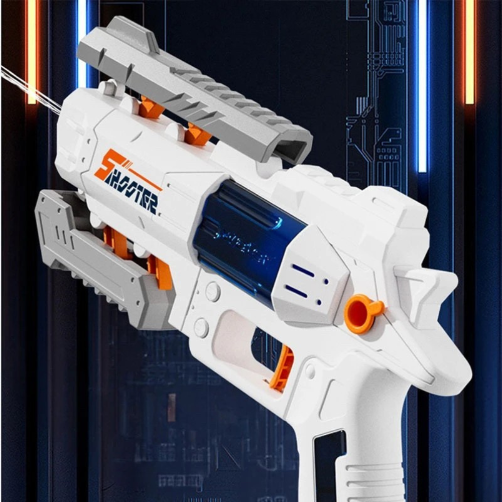 Pistol cu Apa pentru Copii, Rezervor 200ml, Usor de Folosit, 3 Ani+