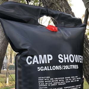 Dus Portabil cu Incalzire Solara, 20L, 40L, pentru Camping, Maner Agatare