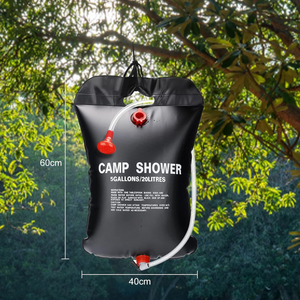 Dus Portabil cu Incalzire Solara, 20L, 40L, pentru Camping, Maner Agatare