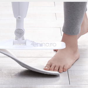Flat Mop with Sprayer, 350 ml Tank, Multiple Surfaces, Compact, Ergonomic Handle, Efficient Cleaning, Easy to Maneuver, with Two Microfiber Refills, 125 x 40 cm 