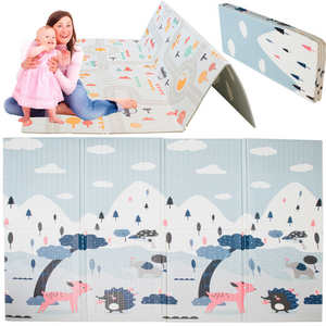 Educational Mat for Children, 2 Sides, Interactive, Harmonious Development, Foam, Insulating Material, Easy to Clean, Various Models