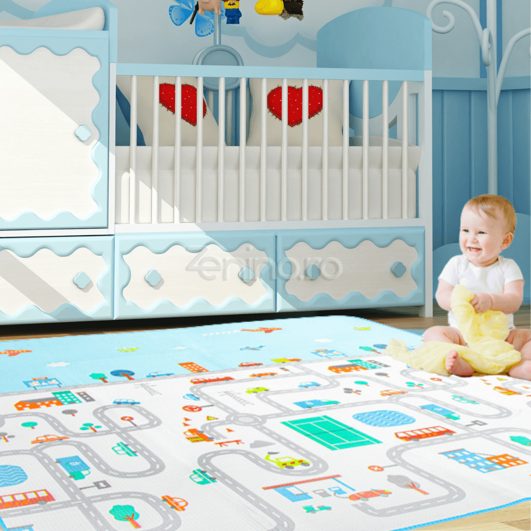 Educational Mat for Children, Interactive, Harmonious Development, Made of Foam, Insulating Material, Easy to Clean, Various Models